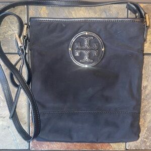 Tory Burch Black Nylon Crossbody Bag